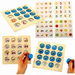 InnoVibe Dřevěné deskové pexeso 4 kartičky – Sleviste.cz