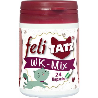 Odčervovací byliny pro kočky feli TATZ kapsle cdVet 24 kapslí – Zboží Dáma