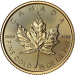 Royal Canadian Mint Zlatá mince Maple Leaf 2026 1/2 oz – Hledejceny.cz