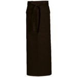 Workwear Milano Dlouhá pracovní zástěra 00111-01 Chocolate – Hledejceny.cz
