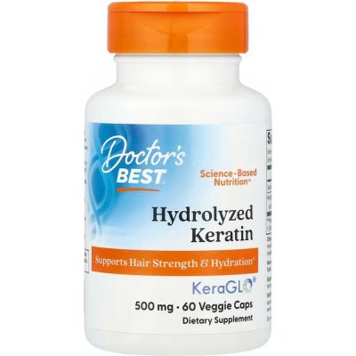 Doctor's Best Hydrolyzovaný Keratin 500 60 kapslí – Hledejceny.cz