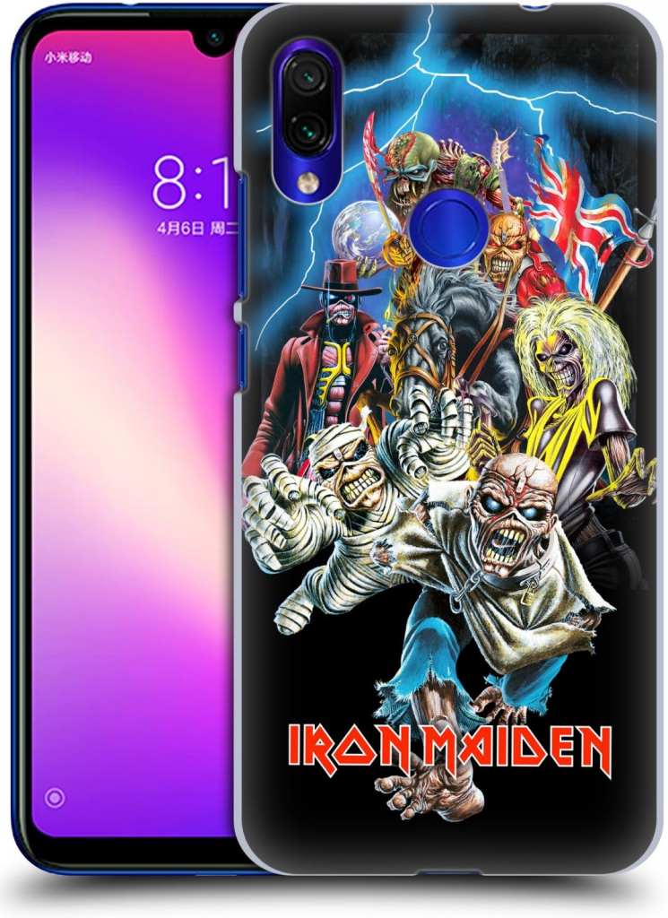 Pouzdro Head Case Xiaomi Redmi Note 7 Iron Maiden - Best Of Beast