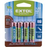 baterie alkalické, 4ks, 1,5V AA (LR6) – Zboží Živě