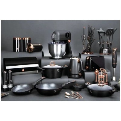 Berlingerhaus Pekáč litinový s poklicí 26 cm Black Rose Collection – Hledejceny.cz