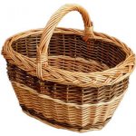 koš na houby dětský oválný 30x20x25cm lakovaný – Zboží Dáma