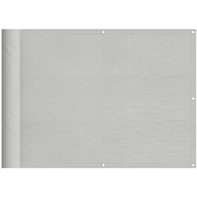 Paraván z polyesteru Oxford světle šedý 75 x 600 cm – Sleviste.cz