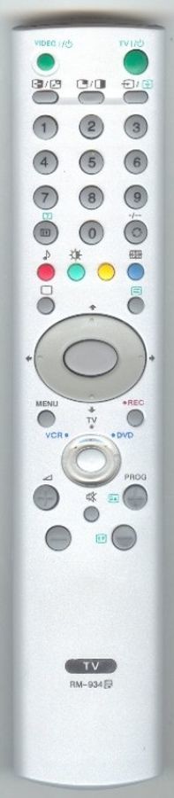 Dálkový ovladač General Sony RM-934