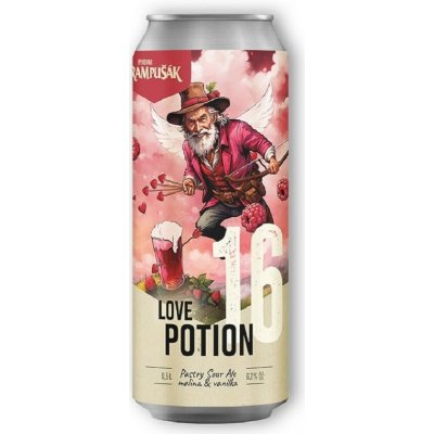 Rampušák 16 Love Potion pastry Sour malina vanilka 6,2 % 0,5 l (plech) – Hledejceny.cz