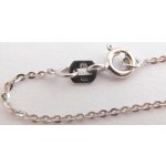 Klenoty Budín Zlatý přívěškový řetízek z bílého zlata anker HK6266 – Zboží Mobilmania