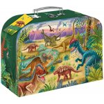 Teddies Kufřík/Kufr školní papírový dino Jurassic adventure 35x23x10cm – Zboží Dáma