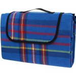 Calter RELAX 170 x 150 cm modrá kostka Pikniková deka – Sleviste.cz