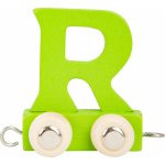 Small Foot Dřevěný vláček barevná abeceda písmeno R – Zboží Dáma