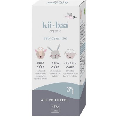 kii-baa organic ALL YOU NEED 0+ s pro/prebiotiky SUDO, B5PA, lanolin 1 ks – Hledejceny.cz