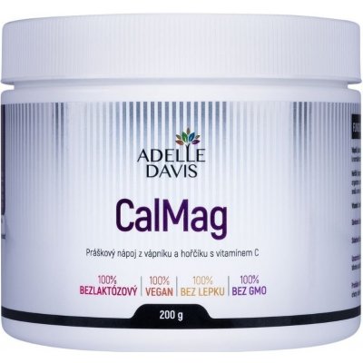 Adelle Davis, CalMag (Vápník,Hořčík,Vitamín C), 200 g