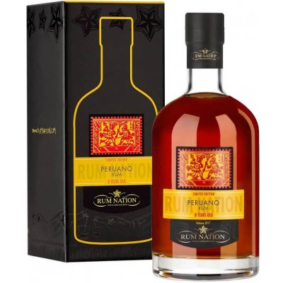 Rum Nation Peruano 8y 42% 0,7 l (karton)