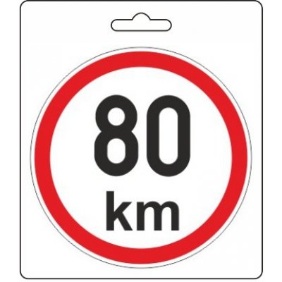 Compass Samolepka omezená rychlost 80km/h (110 mm), 34486 – Zboží Mobilmania