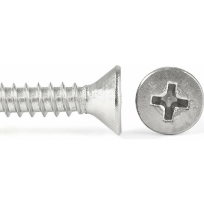 Šroub do plechu nerez A2, zapuštěná hlava, DIN 7982 - 3.9x19 – Hledejceny.cz