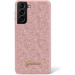 Pouzdro Guess Samsung Galaxy S23 PLUS 5G Glitter Script ružové – Sleviste.cz