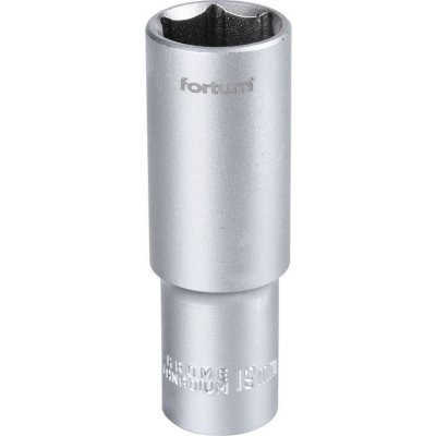 FORTUM Klíč nástrčný prodloužený, 1/2', 19mm, L 77mm, 61CrV5, 4700519 – Zboží Mobilmania
