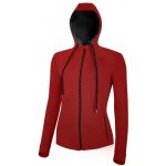 Lasting dámská merino mikina KARMINA červená – Zboží Mobilmania