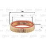 Vzduchový filtr VALEO 585606 – Hledejceny.cz