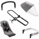 Bugaboo Donkey⁵ duo nástavec komplet Black/Grey Melange – Sleviste.cz