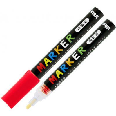 M&G Acrylic Marker Red S200 – Zboží Živě