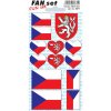 Arch Tetovací obtisky na obličej i tělo Slovensko republika vlajka 8 x 15 cm 1 kus