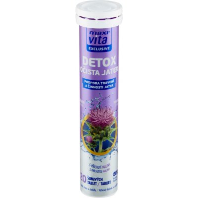 MaxiVita Exclusive Detox očista jater 20 tablet – Hledejceny.cz