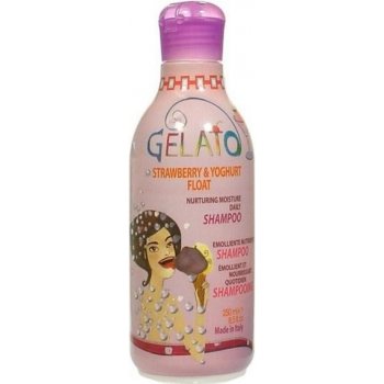 Bes Gelato Moisture změkčující regenerační šampon s vůní jahod a jogurtu 250 ml