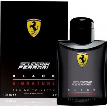 Ferrari Scuderia Black Signature toaletní voda pánská 125 ml