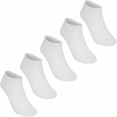 Lee Cooper 5 Pack Invisible Socks Ladies White – Zboží Mobilmania