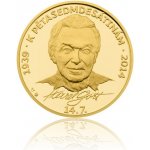Česká mincovna Zlatá půluncová medaile Karel Gott 15,56 g – Sleviste.cz
