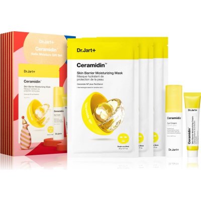 Dr. Jart+ Ceramidin™ Ceramidin™ Skin Barrier Moisturizing Cream hydratační krém s ceramidy 15 ml + Ceramidin™ Eye Cream rozjasňující oční krém 20 ml + Ceramidin™ Skin Barrier Moisturizing Face Mask hy