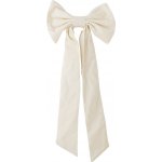 Bloomingville Dekorativní sametová mašle Ruby White, bílá barva, textil – Hledejceny.cz