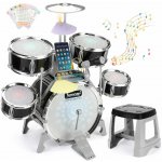 iMex Toys dětské interaktivní bubny XL podsvětlené s klávesami a mikrofonem – Zbozi.Blesk.cz