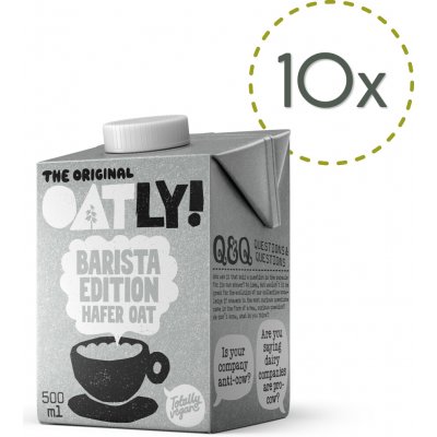 Oatly Barista Edition ovesný nápoj 10 x 500 ml – Sleviste.cz