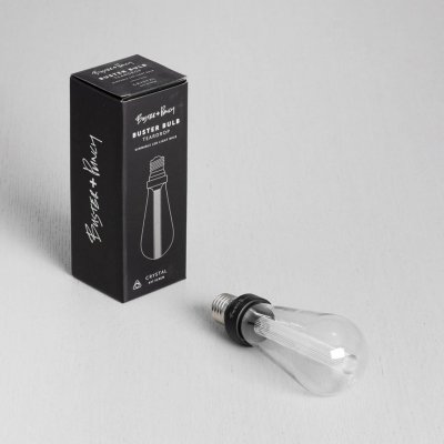 Buster + Punch teardrop LED žárovka E27 3,5W 2500K BU-TD-E27-LEDF-CR-A – Hledejceny.cz