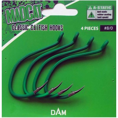 MadCat A-Static Classic Catfish Hook vel.8 4ks – Hledejceny.cz