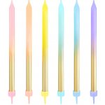 PartyPal Svíčky zlato-duhové – Zbozi.Blesk.cz