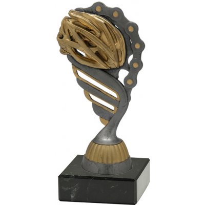Soška CYKLISTIKA M/P440 Soška bronzová výška 15 cm – Zboží Dáma
