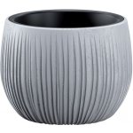Prosperplast Květináč s vkladem BETON BOWL šedý 18 cm – Zbozi.Blesk.cz