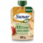 Sunar Bio kapsička Jablko banán 4m+ 100 g – Zboží Dáma