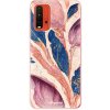 Pouzdro a kryt na mobilní telefon Xiaomi Pouzdro iSaprio - Purple Leaves - Xiaomi Redmi 9T