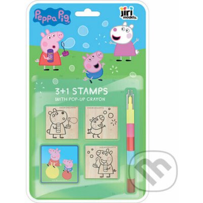 Jiri Models Razítka 3+1 s voskovkou Prasátko Peppa – Zboží Mobilmania