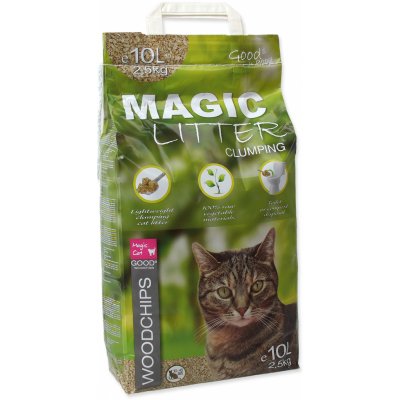 Magic Cat Magic Litter Woodchips Kočkolit 10 l 2,5 kg – Zboží Mobilmania