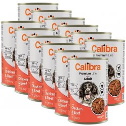 Calibra Adult Premium with Chicken&Beef 12 x 1240 g