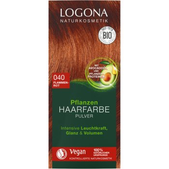 Logona Rastlinná barva na vlasy Flame Red 100 g