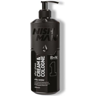 Nishman 1 City Senior Aftershave Cream Cologne 2v1 400 ml – Hledejceny.cz