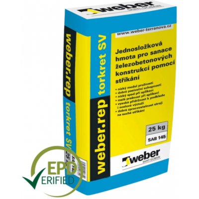 Weberrep torkret SV - 25 kg balení 25 kg 1 ks – Sleviste.cz